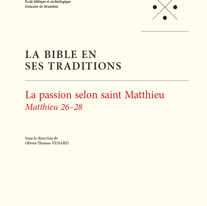 La Passion selon saint Matthieu (et la résurrection), en 1102 pages